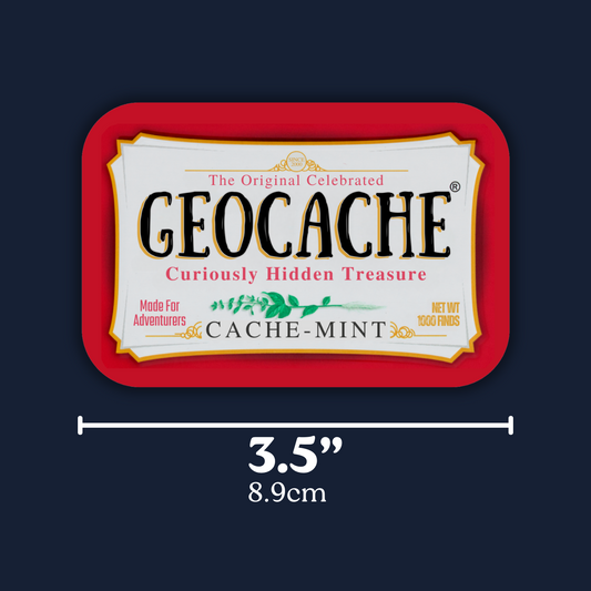 Geocache Mint Tin Sticker