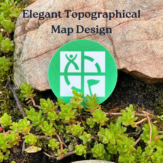 3" Circle Waterproof Geocaching Stickers