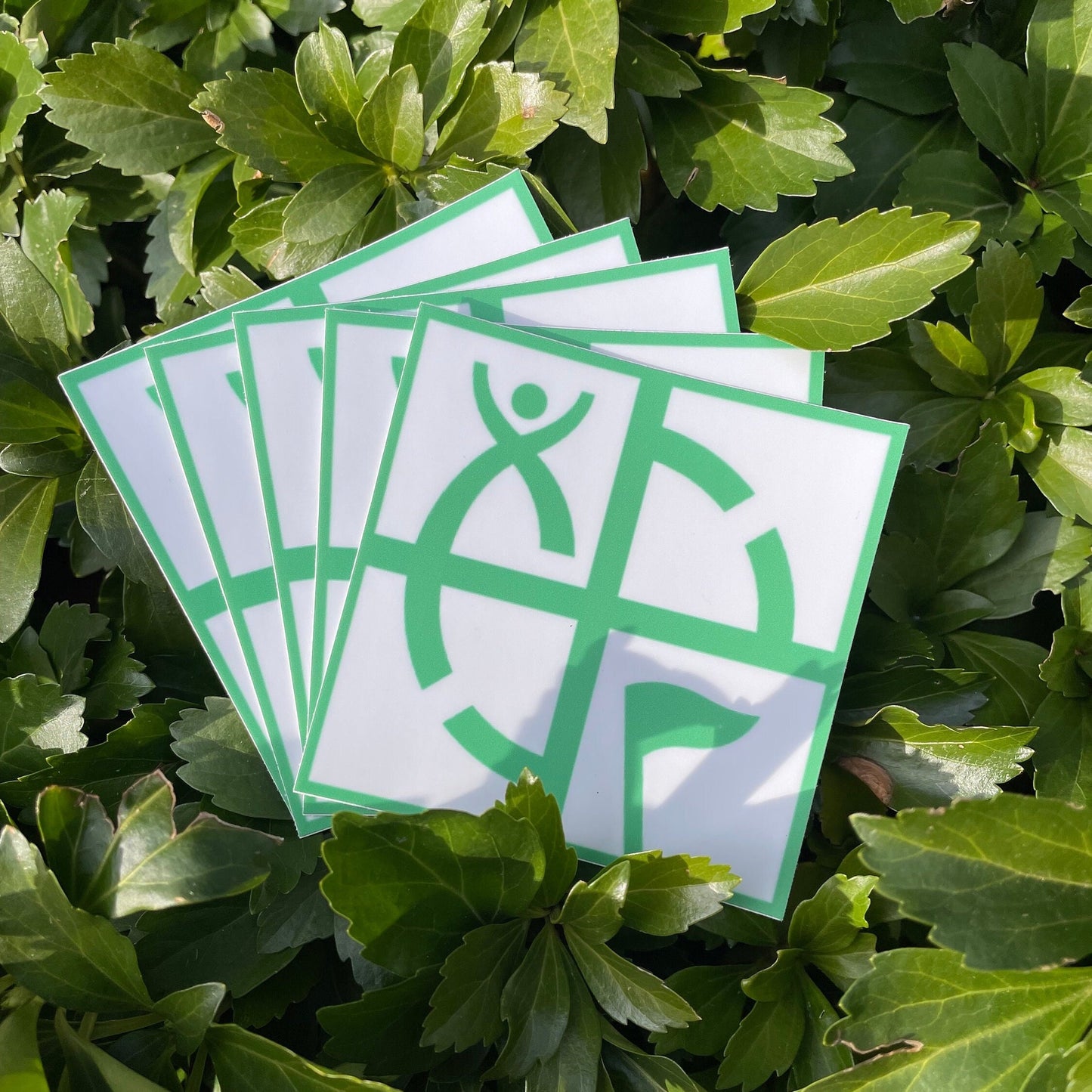 3" Square Waterproof Geocache Stickers