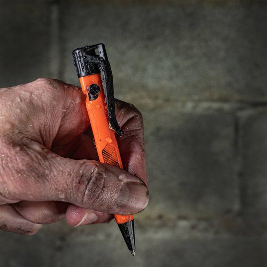 Mini Bolt-Action Pen - Orange