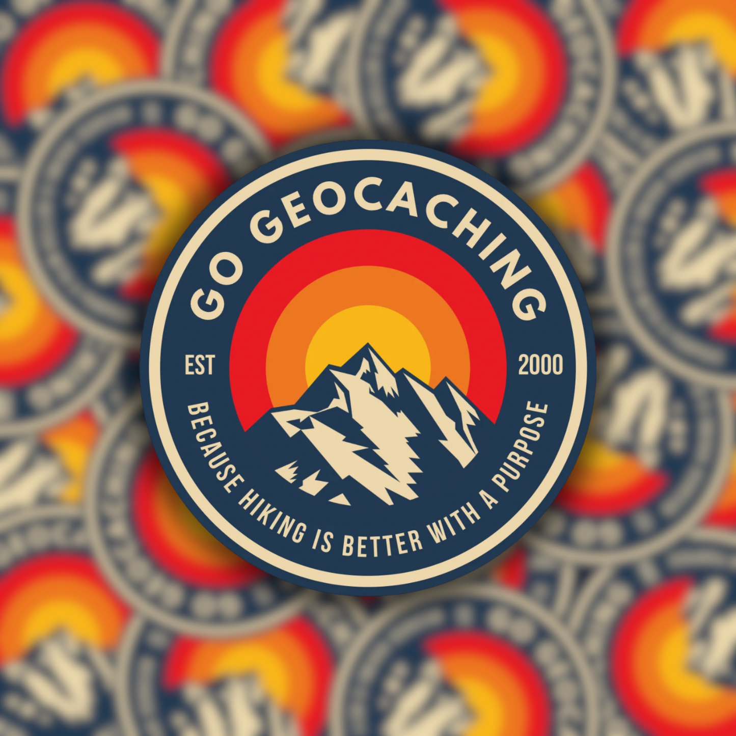 Go Geocaching Sticker