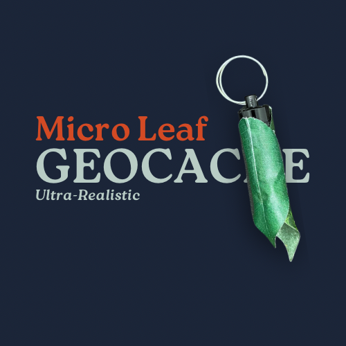 Realistic Leaf Geocache: Waterproof Micro Hide for Geocaching