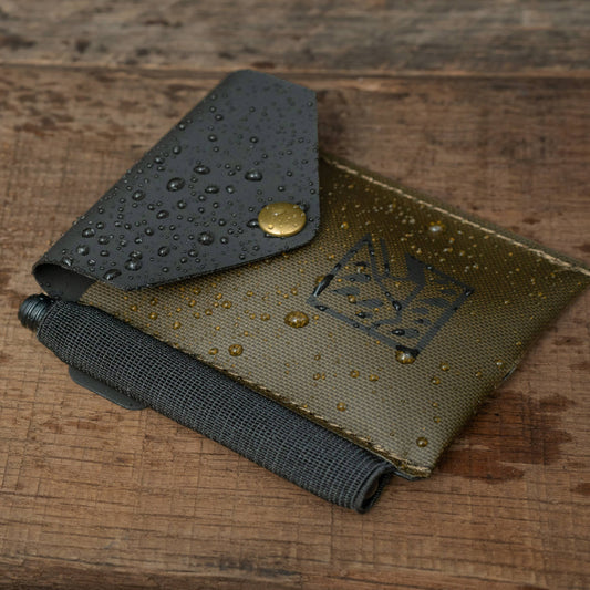 OTG Card Wallet with Pen Loop - Dark Green TPU