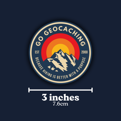 Go Geocaching Sticker