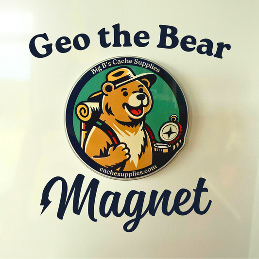 Geo the Bear Acrylic Magnet