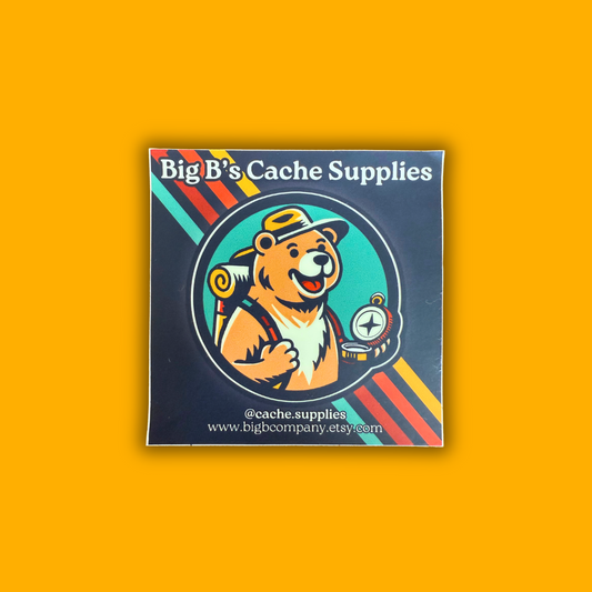 Geo the Bear 2" Kiss-Cut Sticker - Discontinued Design