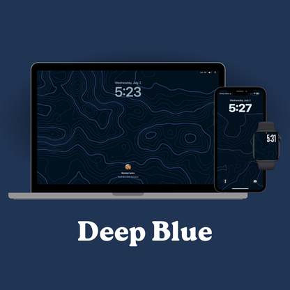 Downloadable Topographical Map Wallpaper