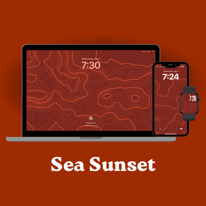 Downloadable Topographical Map Wallpaper