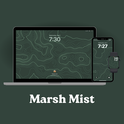 Downloadable Topographical Map Wallpaper