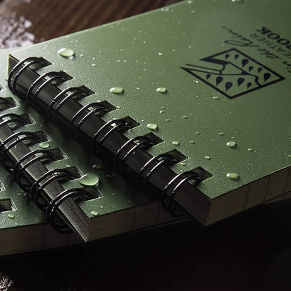 Rite in the Rain 3" x 5" Top Spiral Notebook, Green